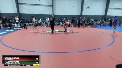 132 lbs Semifinal - Kelan Jordan, Washington vs Max Swetnam, Outlaw Wrestling Club