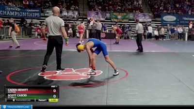 D 1 106 lbs Champ. Round 2 - Caden Hewitt, Sulphur vs Scott Cascio, St. Paul`s