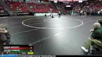 D1-220 lbs Cons. Round 2 - Mitchell Danielski, D.C. Everest vs Carson Westcott, Holmen