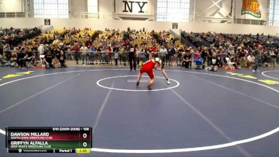 108 lbs Champ. Round 1 - Griffyn Alfalla, Deep Roots Wrestling Club vs Dawson Millard, South Lewis Wrestling Club