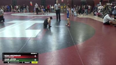 SPW-11 lbs Round 2 - Zane Lemon, Denver Wrestling Club vs Noah Arceneaux, Jesup Mat Club