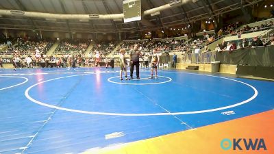 Rr Rnd 3 - Braxtyn Pinkston, Pocola Youth Wrestling vs Beaux-Everett Minnick, Catoosa Youth Wrestling