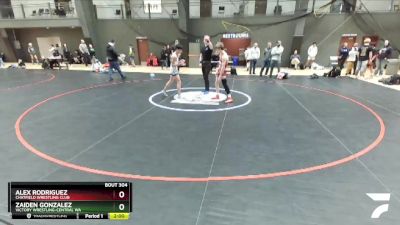 106 lbs Champ. Round 1 - Alex Rodriguez, Chatfield Wrestling Club vs Zaiden Gonzalez, Victory Wrestling-Central WA