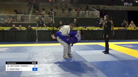 WILLIAM ANTHONY THOMAS vs CHIN SING FAN 2024 Pan Jiu Jitsu IBJJF Championship