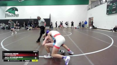 113 lbs Quarterfinal - Jack Sponenburgh, Kearney High School vs Kiernan Meink, The Best Wrestler