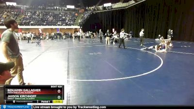 125 lbs Quarterfinal - Jaxson Kirchhoff, Sebolt Wrestling Academy vs Benjamin Gallagher, Moen Wrestling Academy