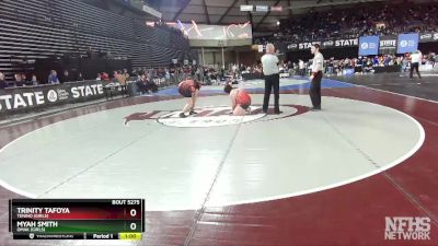 Girls 1B/2B/1A/2A 190 Cons. Round 2 - Myah Smith, Omak (Girls) vs Trinity Tafoya, Tenino (Girls)