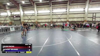 132 lbs Cons. Round 5 - Julian Macias, AZ vs Anthony Delgado, NV