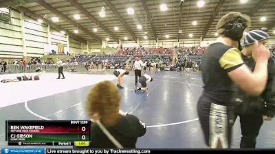 178 lbs Cons. Round 3 - Cj Gibson, Lone Peak vs Ben Wakefield, Skyline High School