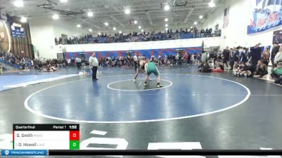 220 lbs Quarterfinal - Devon Howell, Lakeland vs Demetri Smith, Mountain Home