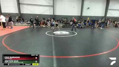 70-74 lbs Cons. Round 2 - Cole Barragan, Unattached vs Greyson Gale, Port Angeles Wrestling Club