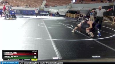 D1-175 lbs Champ. Round 1 - Luke DeLacey, Chaparral Hs vs Nicholas Pina, Sunnyside H.S.