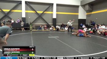 135 lbs Round 3 (4 Team) - Andrea Quinones, MN Storm vs Amalia Djoumessi, FEWTeamIA Purple