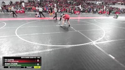 210 lbs Cons. Round 4 - Evan O`Kane, North Crawford-Seneca vs Ty Cutts, IGH Youth Wrestling