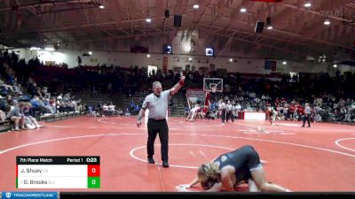 138 lbs 7th Place Match - Dawson Brooks, Daleville vs Jason Shuey, Columbus North