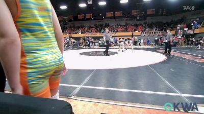 105 lbs Consolation - Wesley Fleming, Norman Grappling Club vs Lucas Yates, Newcastle Youth Wrestling