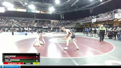 170 lbs Quarterfinal - Trey Dieringer, Scappoose vs Liam Byrne, Mt. View