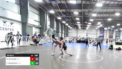 160 lbs Rr Rnd 3 - Noah Brinchek, Capital City Wrestling Club vs Yiannis Rosenthal, Blue Chews