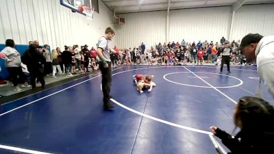 61 lbs Round Of 16 - Jude Brunson, Hilldale Youth Wrestling Club vs Damien Owens, Heat