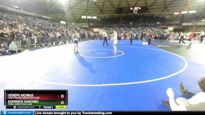 92 lbs Champ. Round 2 - Joseph Aichele, Lake Stevens Wrestling Club vs Dominick Sanchez, Forks Wrestling Club