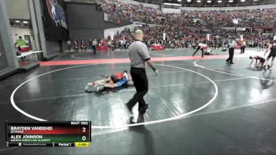 110 lbs Cons. Round 2 - Brayden VanDeHei, Seymour vs Alex Johnson, Askren Wrestling Academy