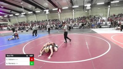 132 lbs Round Of 16 - Christian Osborn, Grindhouse WC vs Andres Romero, Los Lunas Tigers