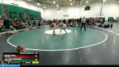 113C Round 3 - Kolton Martinez, Wind River vs Kolby Wall, Worland