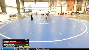 76 lbs Rd# 5- 3:45pm Friday Final Pool - Zackary Swingle, M2TC Red vs Carson Raper, NCWAY National Team