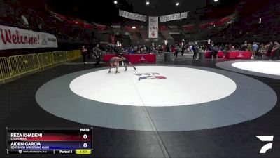 70 lbs Champ. Round 1 - Reza Khademi, California vs Aiden Garcia, Scotsmen Wrestling Club