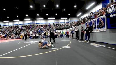 49 lbs Consolation - Ayden Taylor, Clinton Youth Wrestling vs Joshua Roche, Newcastle Youth Wrestling