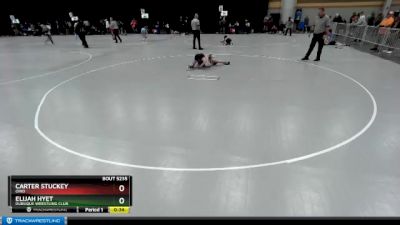 100 lbs Cons. Round 5 - Carter Stuckey, Ohio vs Elijah Hyet, Dubuque Wrestling Club