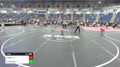 46 lbs Final - Kaleb Millz, Pomona Elite vs Gabriel Cisneros, Duran Elite