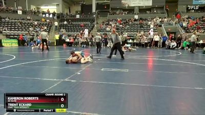 140 lbs Champ. Round 2 - Trent Eckard, CIWC Team Intensity vs Kameron Roberts, DC Elite