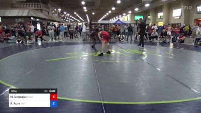 60 kg Rnd Of 64 - Max Gonzalez, Askren Wrestling Academy vs Aidan Aure, Victory School Of Wrestling