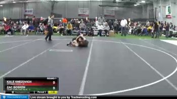 120 lbs Round 1 (8 Team) - Kale Knezovich, Wyoming Gold vs Zac Bosken, Team Tennessee Blue