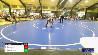 53-56 lbs Rr Rnd 1 - Seth Barratt, Rogue Warrior Wrestling vs Chase Gardner, Marshfield Youth Wrestling