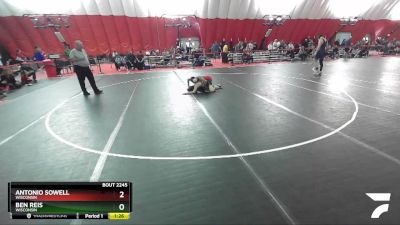 106 lbs Cons. Semi - Antonio Sowell, Wisconsin vs Ben Reis, Wisconsin