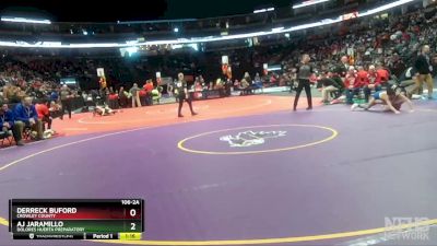 106-2A Quarterfinal - AJ Jaramillo, Dolores Huerta Preparatory vs Derreck Buford, Crowley County