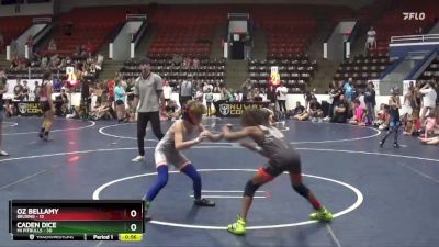 70 lbs Round 2 (6 Team) - Oz Bellamy, Belding vs Caden Dice, Mi Pitbulls