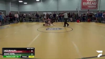 92 lbs Champ. Round 1 - Jack Beaulieu, Powerhouse Wrestling Academy vs Isaiah Hodel, Willie Walters Wrestling Club