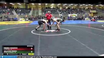 220 lbs Semis (4 Team) - Brayden Reedy, 3A South Umpqua vs Pedro Cisneros, 3A Dayton