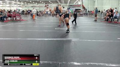 138 lbs Cons. Round 3 - Dominick Rossi, Red Rock Wrestling Club vs John Shields, Malitia