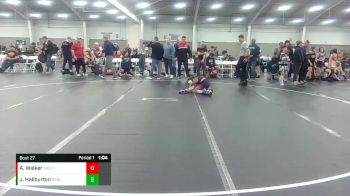 72 lbs Round 6 (10 Team) - Adam Walker, Wolfpack WC vs Jamen Haliburton, Rebellion