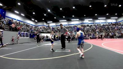 46 lbs Consi Of 8 #1 - Barrett Jones, Bridge Creek Youth Wrestling vs Lynx Lehman, Noble Takedown Club