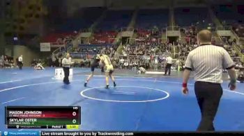 145 lbs Semis & 1st Wb (8 Team) - Mason Johnson, E1-West Fargo Sheyenne vs Skylar Oster, E3-Fargo Davies