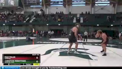 285 lbs Champ. Round 1 - Christian Rebottaro, Michigan State vs Max Millin, Edinboro