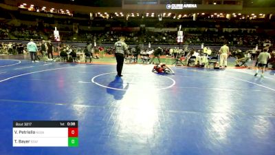 80 lbs Consi Of 16 #2 - Vincent Petriello, RedNose Wrestling School vs Troy Bayer, Stafford