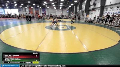 60 lbs Rd# 2 10:30am Friday - Mac Heysinger, Iowa Black vs Sebastian Moua, PA White