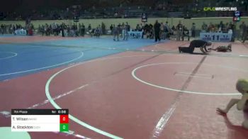 58 lbs 7th Place - Trenton Wilson, Mangum Tigers vs Andrew Stockton, Cashion Youth Wrestling Club
