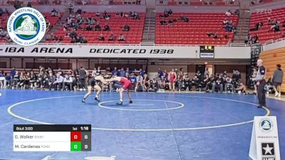 126 lbs 3rd Place - Gage Walker, Bixby High School vs Mark Cardenas, Pomona